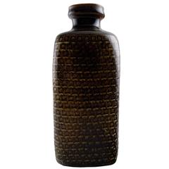 Large Stig Lindberg, Gustavsberg Studio Pottery Vase, Approximate 1960