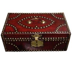 Brass studded dispatch box