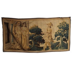 Antique Tapestry Fragment from Flanders, 1600s