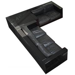 Rare Saratoga by Poltronova Living Room Set Design by Massimo Vignelli, 1964