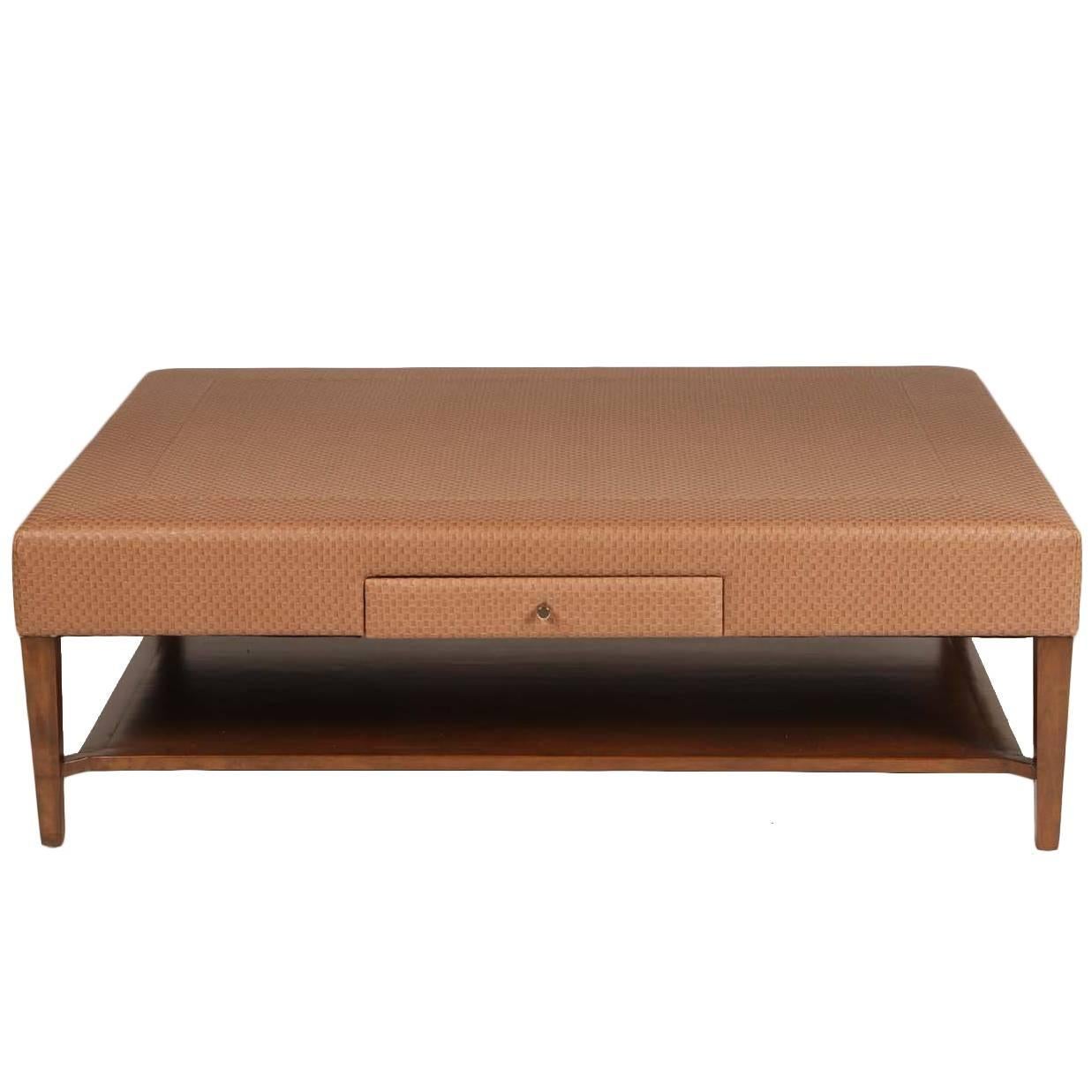 Large-Scale Upholstered Coffee Table