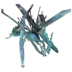 Silas Seandel Brutalist or Torch Cut Table Sculpture 3