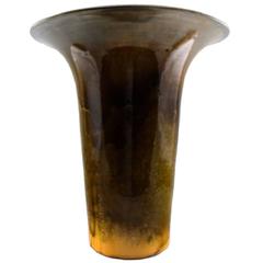 Large Kähler, Denmark, Svend Hammershøi, Glazed Stoneware Vase