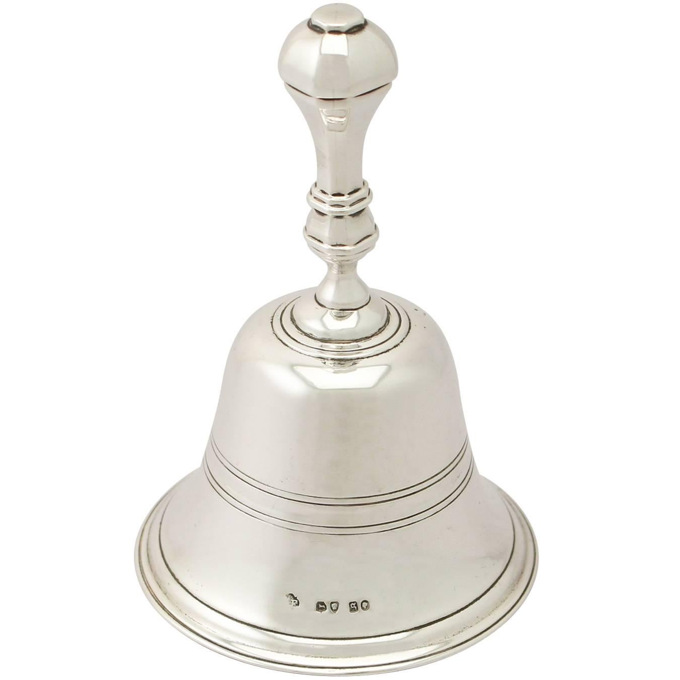 Sterling Silver Table Bell, Antique Victorian