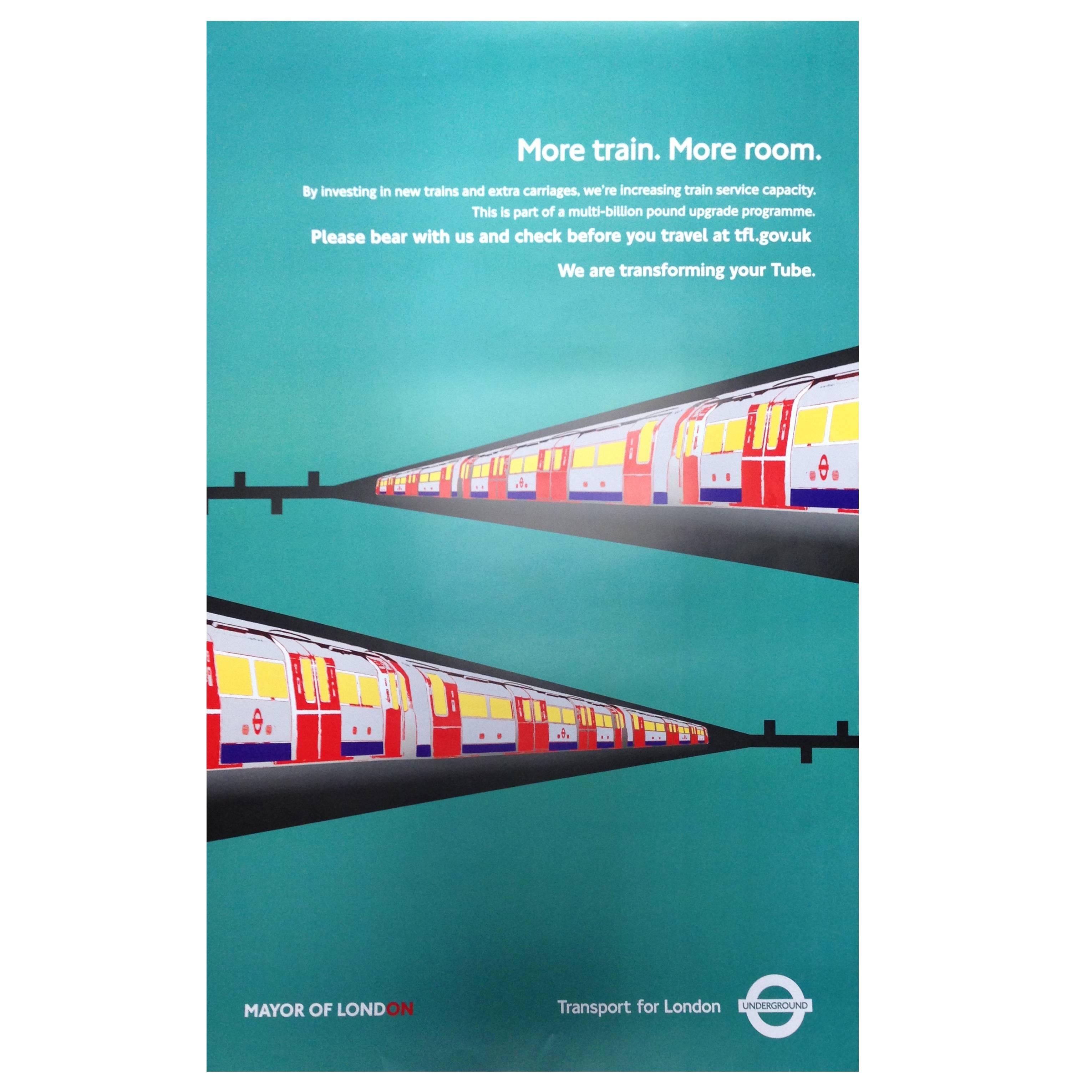 Modern Decorative London Underground Poster For Sale