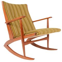 Holger Georg Jensen Teak Model 97 Rocking Chair