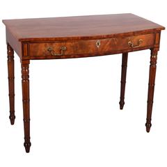 Early 19th Century Mahogany Bow-Fronted Side Table