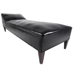 Mid-Century Modern Vinyl Daybed