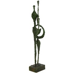 James Bearden "Einer tritt ein" Abstrakte Skulptur
