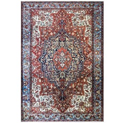 Antique Splendid Feraghan Sarouk Carpet