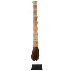 Chinese Calligraphy Brush with Agate Handle on Custom Stand