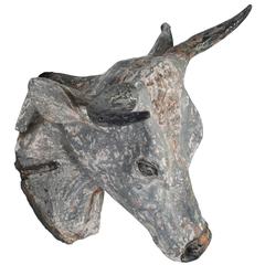Zinc Tete De Taureau Sculpture 5