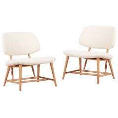 Pair of Alf Svensson Chairs for Studio, Sweden, 1950