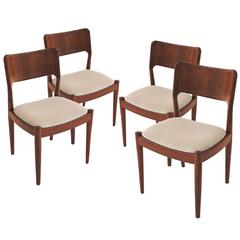 Set of Four Chairs Designed by Niels Møller for J.L. Moller