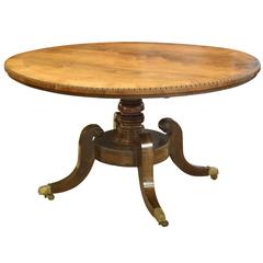 Regency Rosewood Circular Centre Table