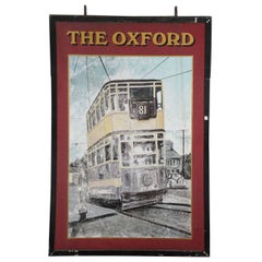 Antique Oxford English Pub Sign