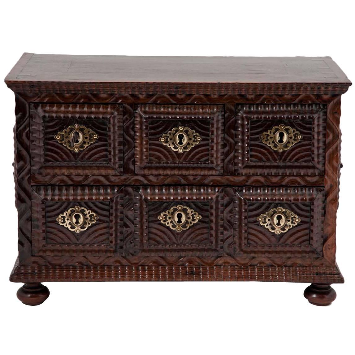 19th Century Rare Visakhapatnam Table Chest of Drawers For Sale