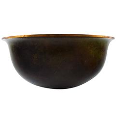 Just Andersen Art Deco Bronze Bowl, Denmark, 1930s Just Andersen Art Deco Bronze Bowl, Denmark, 1930s