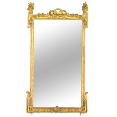 French Louis XVI Style Gilded Mirror