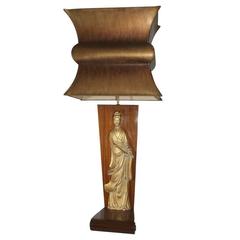 Monumental Asian Modern Table Lamp by James Mont 7