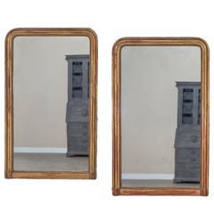 Pair of Antique French Louis Philippe Mirrors, circa 1880