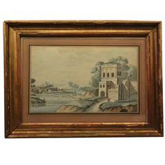 Italian Pen and Ink Landscape 6