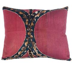 Antique 19th Century Uzbek Tashkent Suzani Pillow