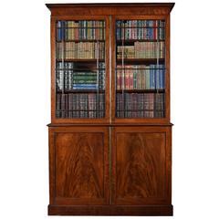 George II Mahogany Estate Bookcase or Cabinet
