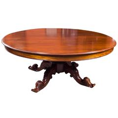 Vintage Victorian Mahogany Dining Table