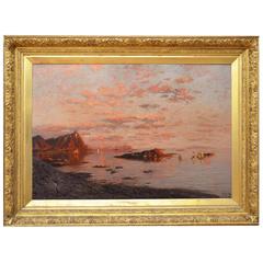 Ölgemälde auf Leinwand von Fritz Grebe, 19. Jahrhundert
