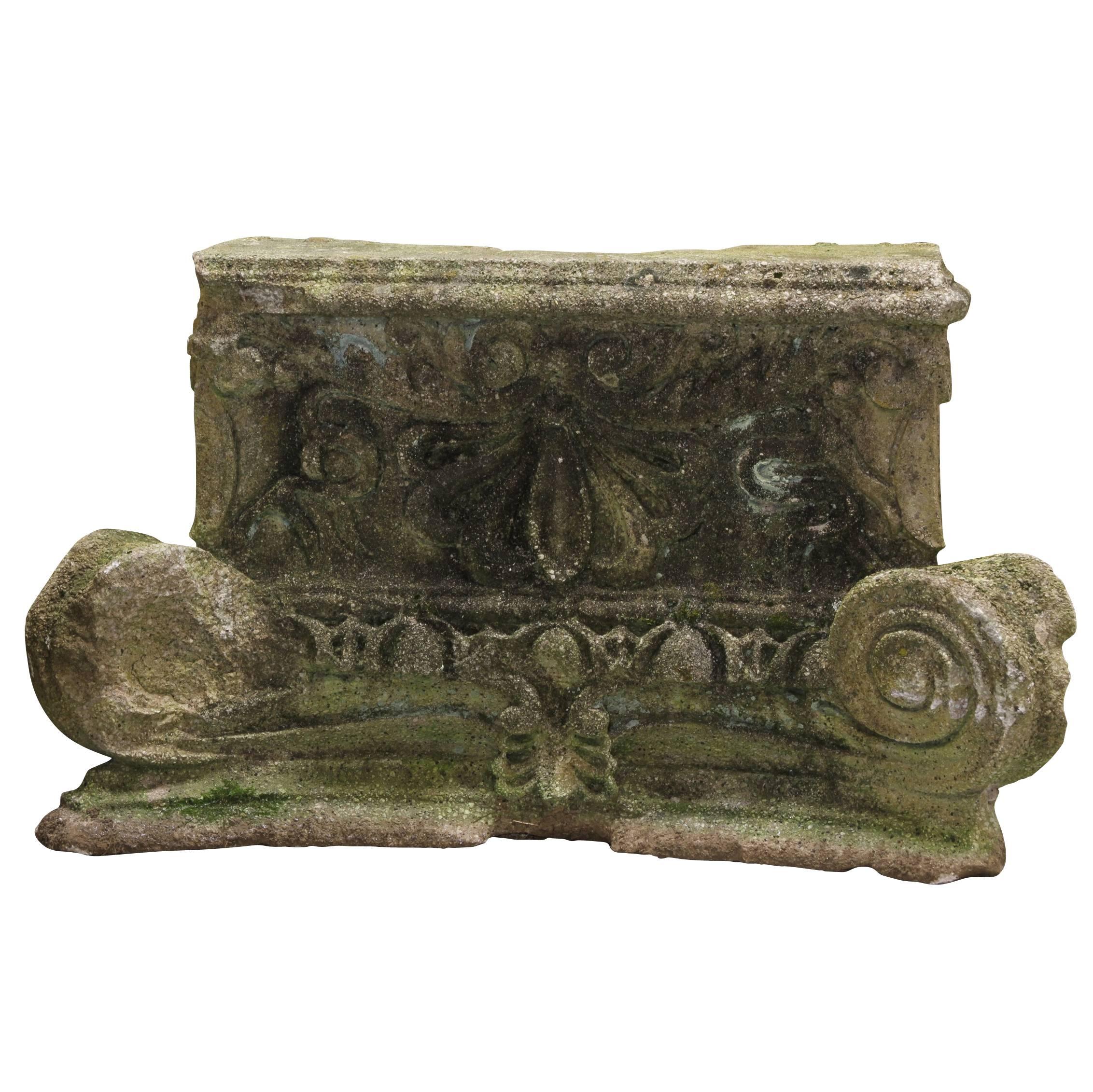 Cast Stone Ionic Garden Capital