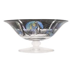 Rare Set of Venetian Art Deco Coupes and Plates
