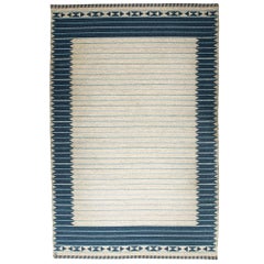 Tapis suédois vintage à tissage plat Ingrid Dessau