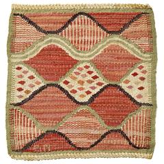 Small Barbro Nilsson Flat-Weave Weaving