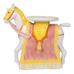 Vintage Italian Porcelain Carousel Pony