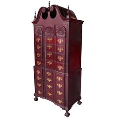 American Cenntenial Block Front Mahogany Chest on Chest 11