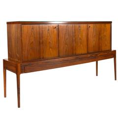 Rare Model Danish Rosewood Sideboard Attributed to Arne Vodder, 1950s-1960s