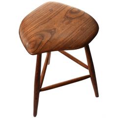 Wharton Esherick Oak Stool, 1968 6