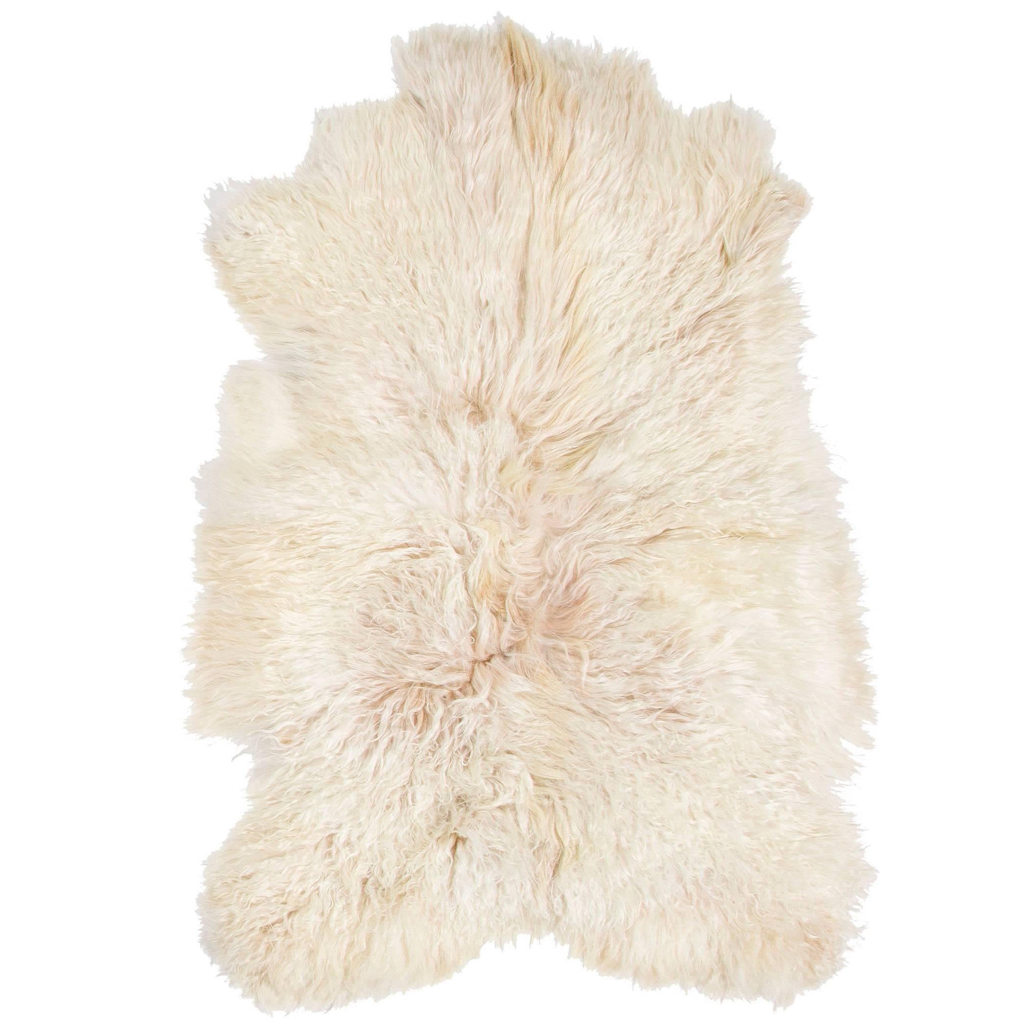 Natural Soft and Cozy Sheepskin Rug