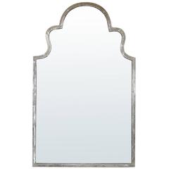 Contemporary Shaped Steel Framed Mirror