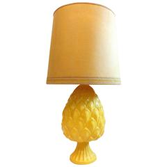 Large Pinecone Shaped Table Lamp, Italy, 1950s