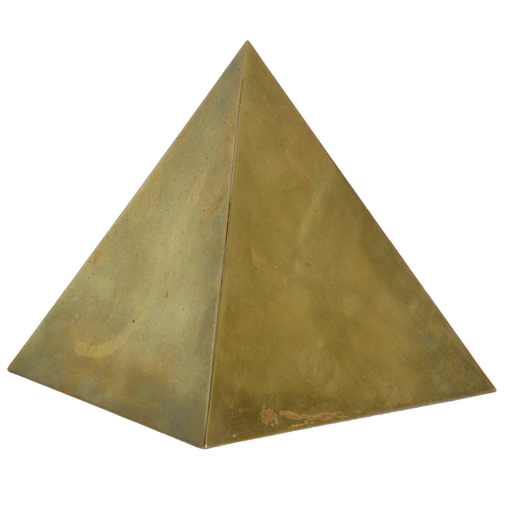 Sarreid Brass Pyramid