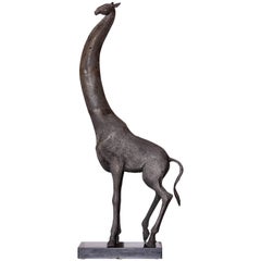  Large Modern Giraffe Sculpture, Latin American, Mid- Century