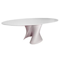 21st Century Belgian Design, Xavier Lust Oval Cristalplant Dining Table