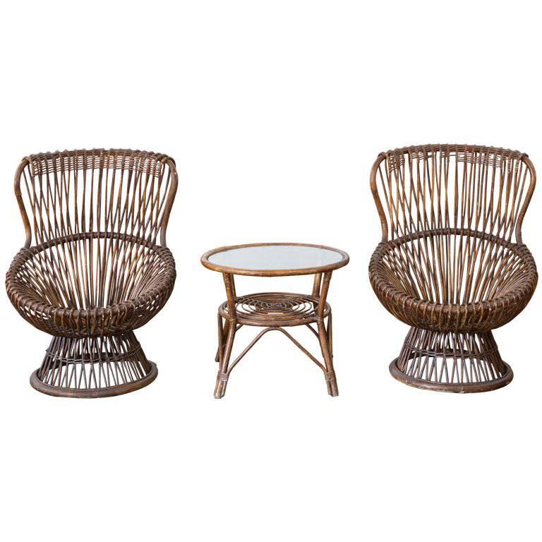 Set Of Two Margherita Chairs By Franco Albini For V Bonacina Italy Set Of Two Margherita Chairs By Franco Albini For V Bonacina Italy 1951