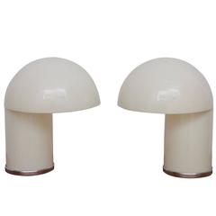 Set of 1960s Leila Lamps from the "Collezioni Longato"