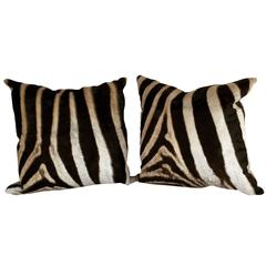 Zebra Hide Pillows, No. 275 & 277