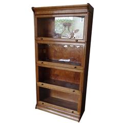 Antique Stacking Bookcase England, 1920s