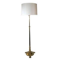 Floor Lamp Classical Modern height adjusts brass German 1920's