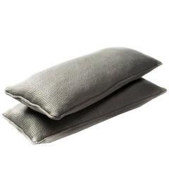 Pair of Gray Shark Lumbar Pillows